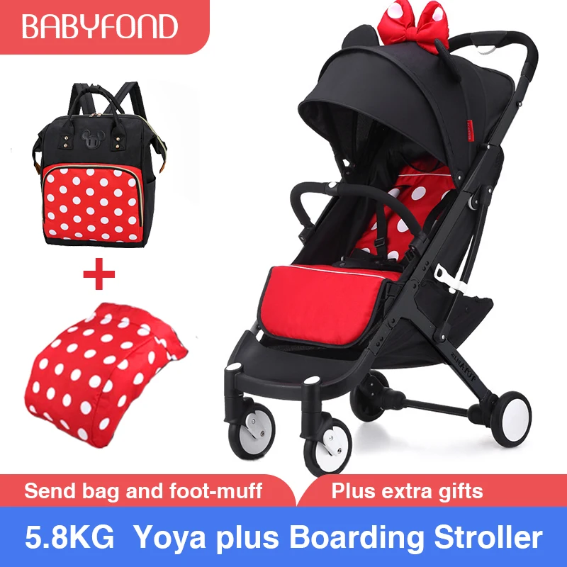 

12 free gifts yoyaplus 2020 on promotion brand folding baby stroller 5.8kg newborn use can boarding directly