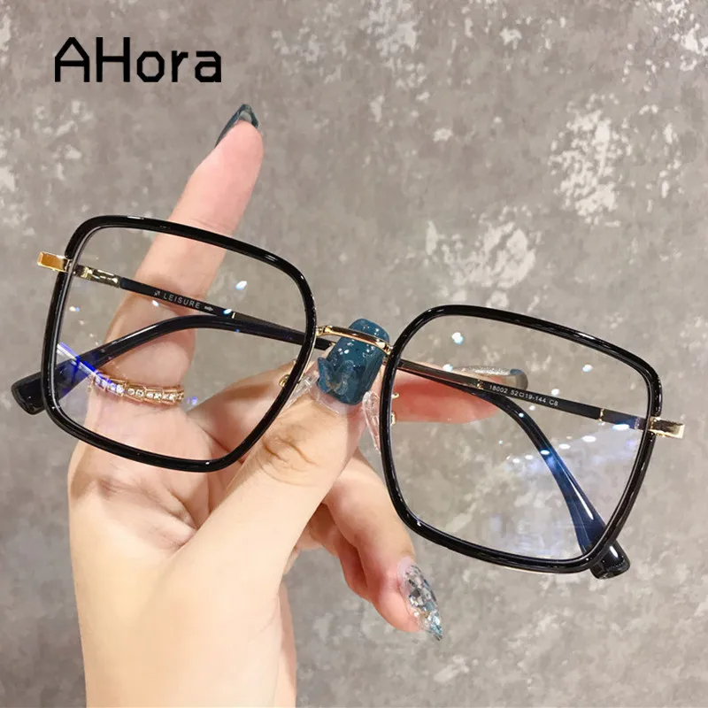 Ahora Oversized Square Glasses Anti Blue Light Metal Computer Optical Spectacle Eyeglasses Gaming Goggles Eyewear Frame Unisex
Ahora Oversized Square Glasses Anti Blue Light Metal Computer Optical Spectacle Eyeglasses Gaming Goggles Eyewear Frame Unisex