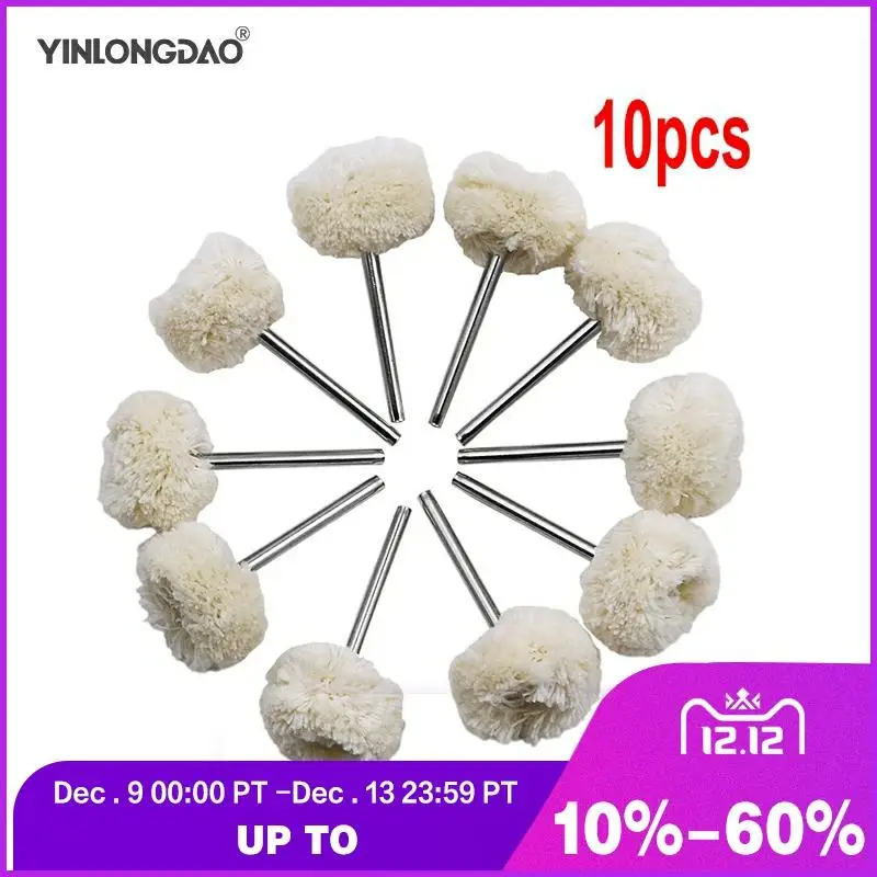 10PCS Fine Shank Wool Polishing Head Grinding Jewelry Metals Wheels Buffing Felt Rotary Tool Accessories
10PCS Fine Shank Wool Polishing Head Grinding Jewelry Metals Wheels Buffing Felt Rotary Tool Accessories