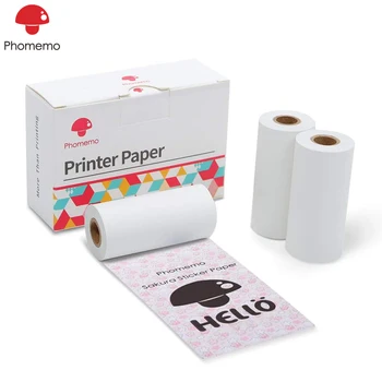 Phomemo Original Sakura Sricker Thermal Paper for Phomemo-M02/M02S Bluetooth Mini Photo Mobile Printer 53mm x 3.5m 3 Rolls
Phomemo Original Sakura Sricker Thermal Paper for Phomemo-M02/M02S Bluetooth Mini Photo Mobile Printer 53mm x 3.5m 3 Rolls