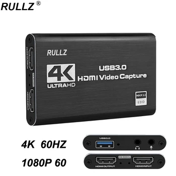 4K 60HZ 1080P HDMI To USB 3.0 Audio Video Capture Card Loop Out Mic Game Recording Grabber Live Streaming for PS4 Xbox PC Swich
4K 60HZ 1080P HDMI To USB 3.0 Audio Video Capture Card Loop Out Mic Game Recording Grabber Live Streaming for PS4 Xbox PC Swich