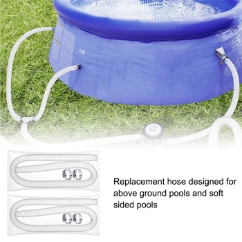 Swimming Pool Replacement Hose Single and Double Tube Buckle Filter Pump High Efficiency Water Flow Durable Polyethylene Plastic
Swimming Pool Replacement Hose Single and Double Tube Buckle Filter Pump High Efficiency Water Flow Durable Polyethylene Plastic