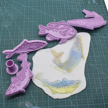 4pcs/set Polymer Clay tools New Fish Pattern Embossing Die pendant Texture Plastic Stamp ceramic pottery Clay Tool
4pcs/set Polymer Clay tools New Fish Pattern Embossing Die pendant Texture Plastic Stamp ceramic pottery Clay Tool