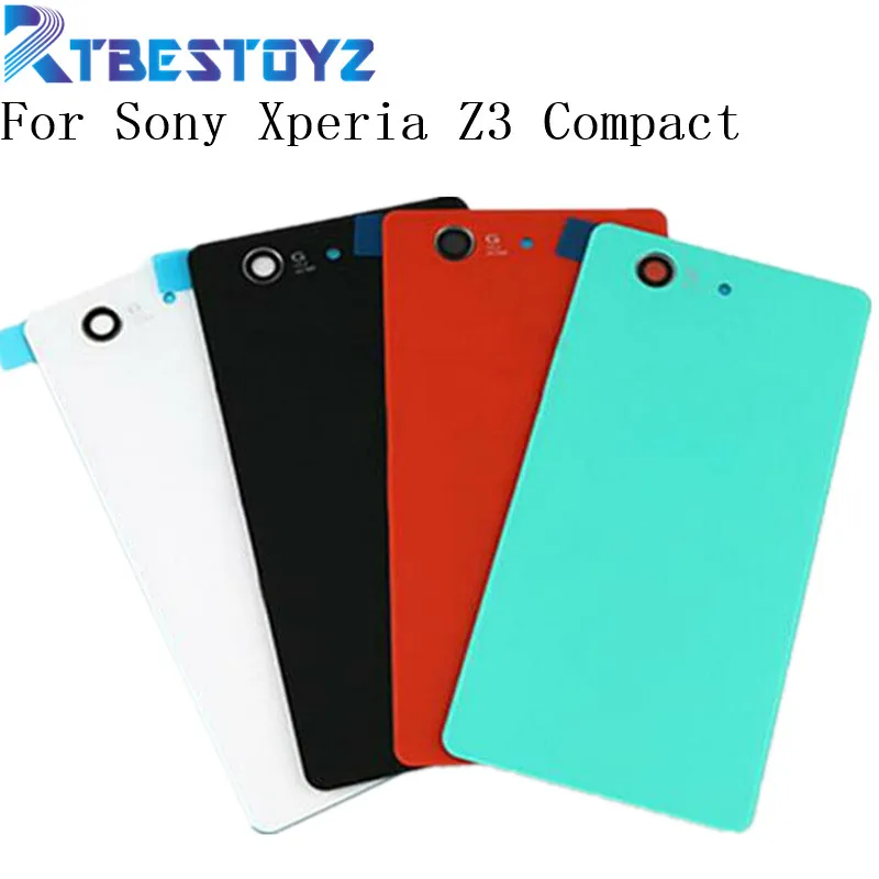 

Back Battery Door Housing Glass Cover For Sony Xperia Z3 Mini/Compact M55W D5803 D5833 Rear Glass Cover Case