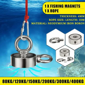 400KG Super Strong Magnet Pot Fishing Hook Magnets Strongest Permanent Powerful Magnetic Fishing Magnets Salvage
400KG Super Strong Magnet Pot Fishing Hook Magnets Strongest Permanent Powerful Magnetic Fishing Magnets Salvage