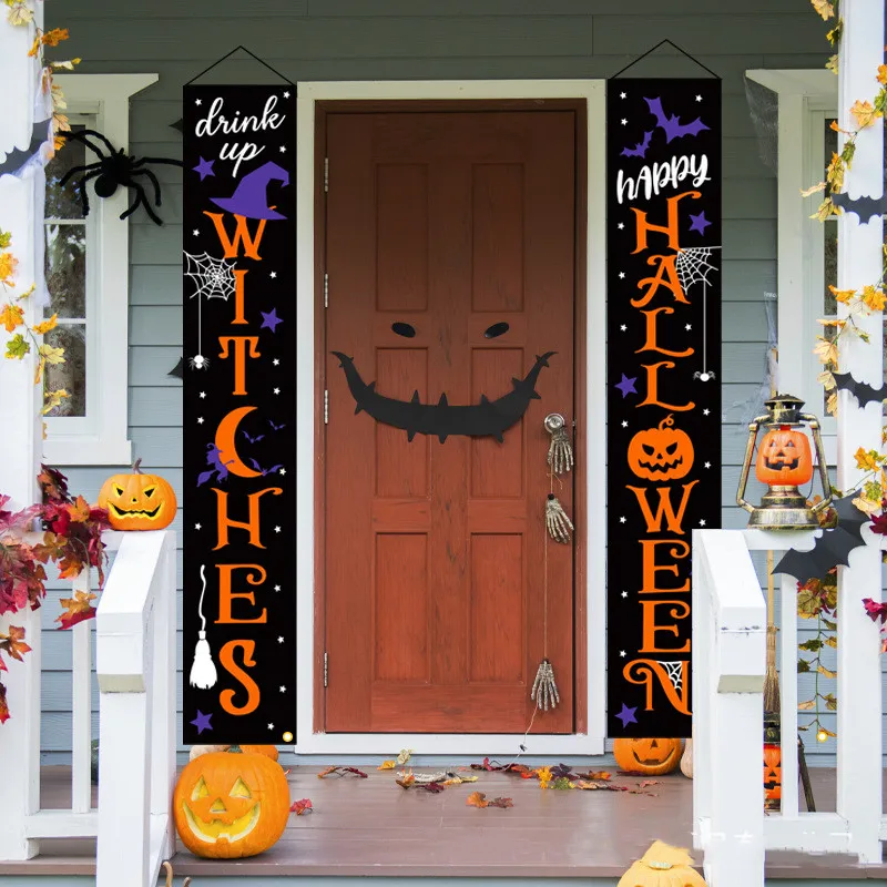 Halloween banner halloween decoration halloween hanging flag halloween party supplies couplet home house number banner party
Halloween banner halloween decoration halloween hanging flag halloween party supplies couplet home house number banner party