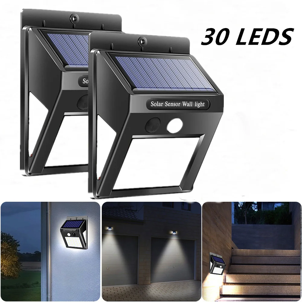 2 Sets 30 LEDs Solar Light PIR Motion Sensor Wall Light Outdoor Energy Saving Street Garden Yard Security Waterproof Solar Lamps
2 Sets 30 LEDs Solar Light PIR Motion Sensor Wall Light Outdoor Energy Saving Street Garden Yard Security Waterproof Solar Lamps