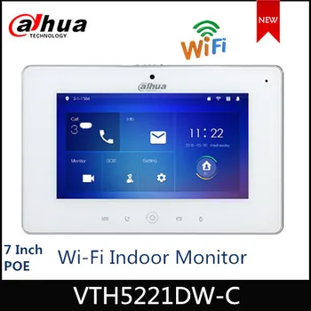 Dahua Video Intercoms WiFi Indoor Monitor 7" TFT Touch Screen VTH5221DW-C for IPC surveillance Micro SD card Doorbell
Dahua Video Intercoms WiFi Indoor Monitor 7" TFT Touch Screen VTH5221DW-C for IPC surveillance Micro SD card Doorbell