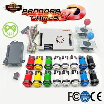 2 Player DIY Arcade Kit Pandora Game 3D 2448 in 1 game board + 8 way joystick American HAPP Style Push Button for Arcade Machine
2 Player DIY Arcade Kit Pandora Game 3D 2448 in 1 game board + 8 way joystick American HAPP Style Push Button for Arcade Machine
