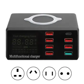 Smart Wireless Charger 100W Digital Mobile Phone Accessory 18W Type-C Charing for QC3.0 / PD (AC100-240V) Hot
Smart Wireless Charger 100W Digital Mobile Phone Accessory 18W Type-C Charing for QC3.0 / PD (AC100-240V) Hot
