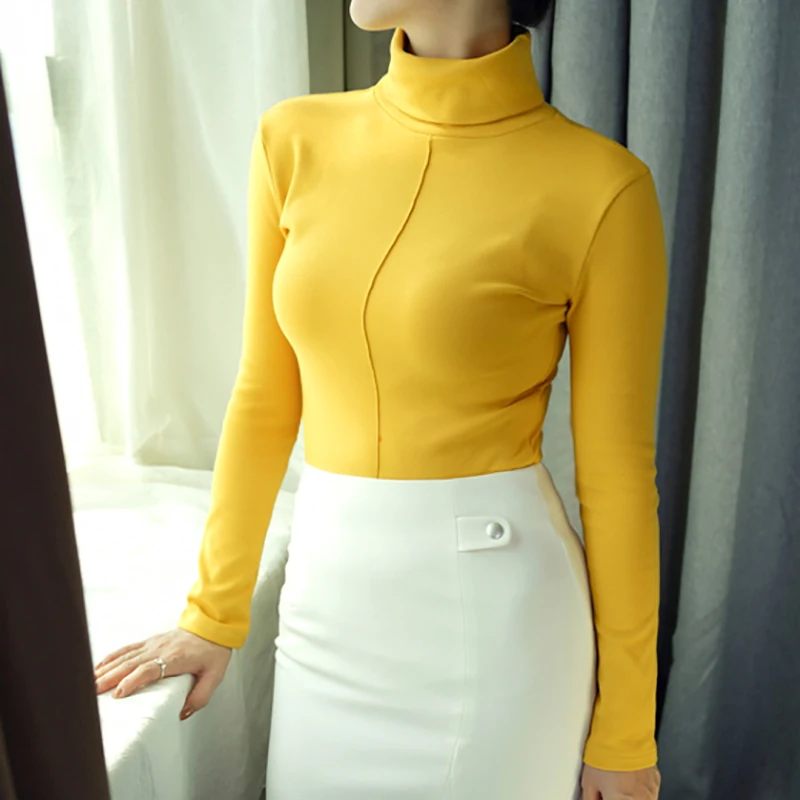 2019 Plus Size S-3XL Womens Tops And Blouses Solid Blouse Women Tops Fashion Turtleneck Basic Bottoming Long Sleeve Shirt
2019 Plus Size S-3XL Womens Tops And Blouses Solid Blouse Women Tops Fashion Turtleneck Basic Bottoming Long Sleeve Shirt