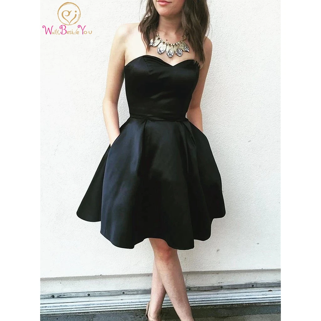 Милое короткое черное платье для выпускного вечера, Бальное мини-платье, короткие женские платья без бретелек, вечерние платья для милой
Милое короткое черное платье для выпускного вечера, Бальное мини-платье, короткие женские платья без бретелек, вечерние платья для милой
