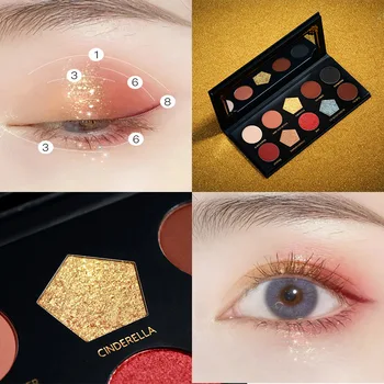 ELLESY10 Color Eye Shadow Disc Sequins Matte Pearlescent Earth Color Waterproof Non-smudge Net Red Eye Shadow Palette
ELLESY10 Color Eye Shadow Disc Sequins Matte Pearlescent Earth Color Waterproof Non-smudge Net Red Eye Shadow Palette