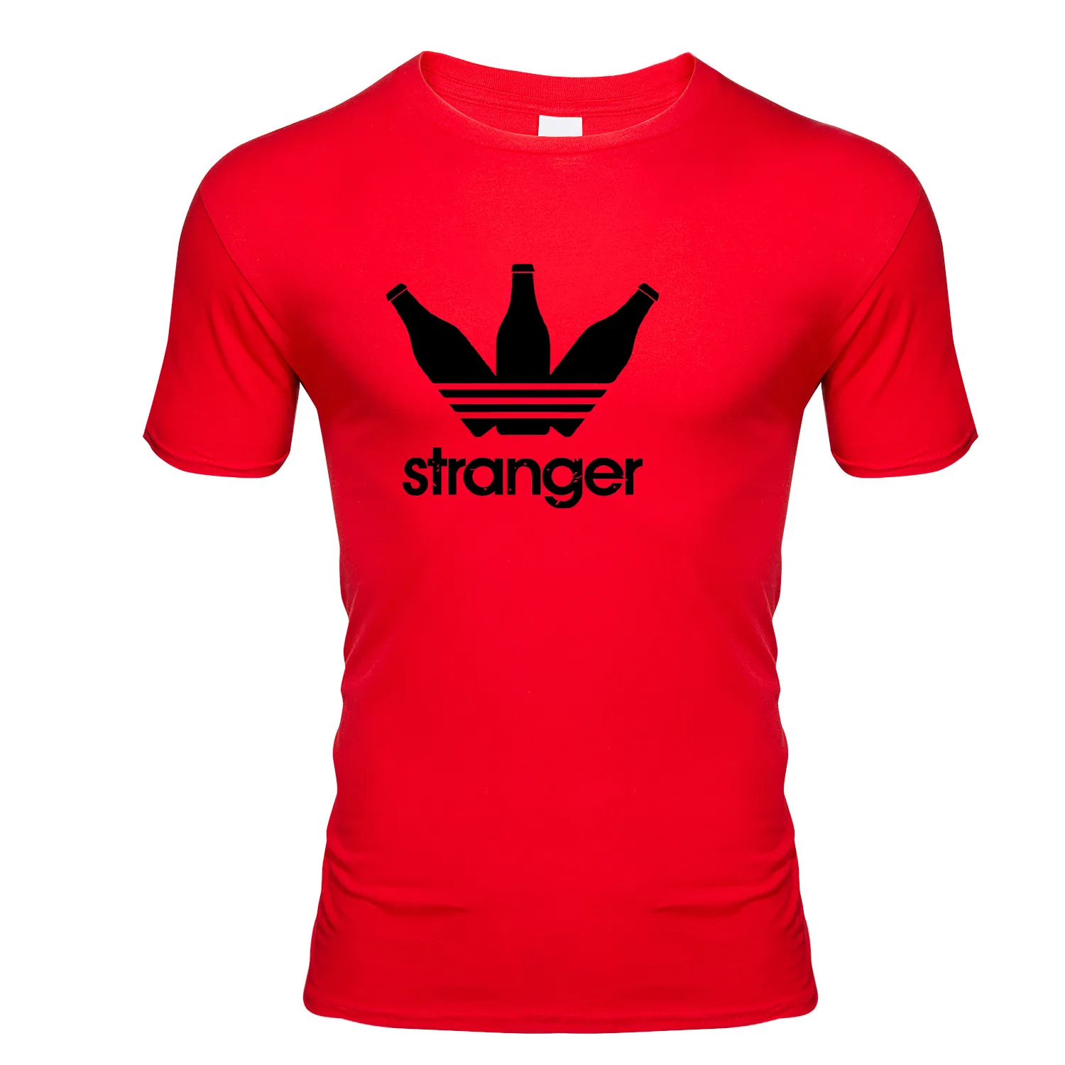 2020 New Summer Men's Fashion T-Shirt Printed TheBottle T-Shirt O-Neck Short-Sleeved and Style T-Shirt 95% Cotton Sport