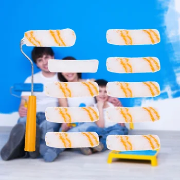 4'' Brush Decorative Replacable Multifunctional Wall Home Office Room House Decoration Handle Durable Paint Roller Kit Practical
4'' Brush Decorative Replacable Multifunctional Wall Home Office Room House Decoration Handle Durable Paint Roller Kit Practical