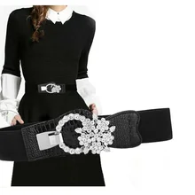 Women's decorative belt fashion versatile elastic girdles Rhinestone Belt versatile elastic decorative buckle belt 
Women's decorative belt fashion versatile elastic girdles Rhinestone Belt versatile elastic decorative buckle belt
