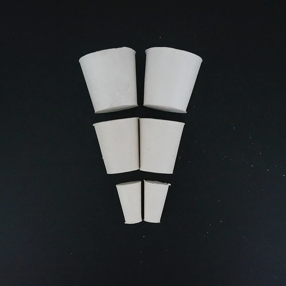 11# to 22# rubber stopper erlenmeyer flask plug bottle stopper test tube stopper
11# to 22# rubber stopper erlenmeyer flask plug bottle stopper test tube stopper