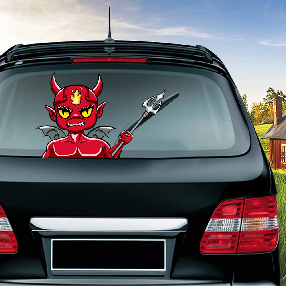 Halloween Horror/Rage Devil Waving Wiper Decals Removable Car Styling Rear Window Wiper Stickers Windshield Stickers Car Sticker
Halloween Horror/Rage Devil Waving Wiper Decals Removable Car Styling Rear Window Wiper Stickers Windshield Stickers Car Sticker
