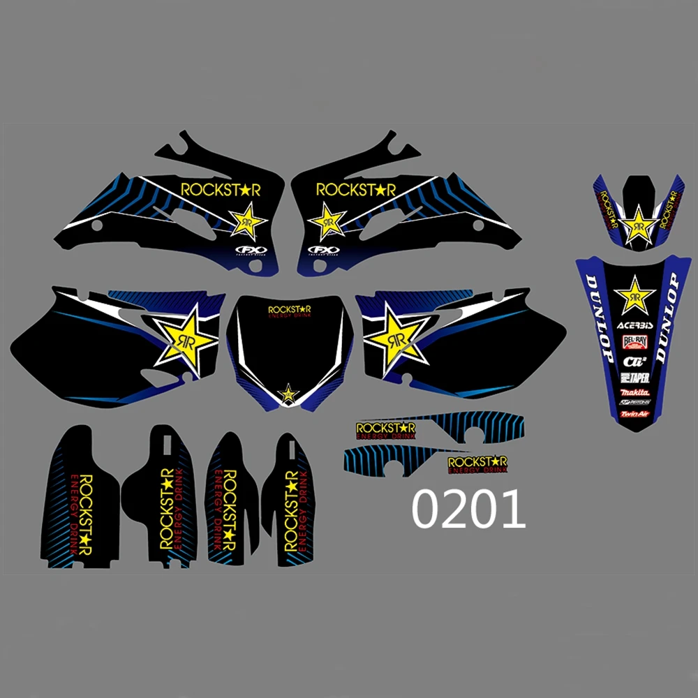 For YAMAHA YZ250F YZ450F 2006-2009 Graphics Decals Stickers Custom Number Name 3M Full Motorcycle Backgrounds Accessories
For YAMAHA YZ250F YZ450F 2006-2009 Graphics Decals Stickers Custom Number Name 3M Full Motorcycle Backgrounds Accessories