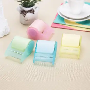 Self-stick Notes Roll Paper Self-adhesive Tape Memo Sticker with Base Stand Mini Office Sticky Note Pad Easy to Rip and Post
Self-stick Notes Roll Paper Self-adhesive Tape Memo Sticker with Base Stand Mini Office Sticky Note Pad Easy to Rip and Post