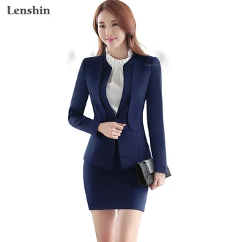 Lenshin 2 Pieces High Quality Set Fashion Women Blue blazer skirt suits Office Lady Elegant Soft and comfortable Jacket skirt
Lenshin 2 Pieces High Quality Set Fashion Women Blue blazer skirt suits Office Lady Elegant Soft and comfortable Jacket skirt