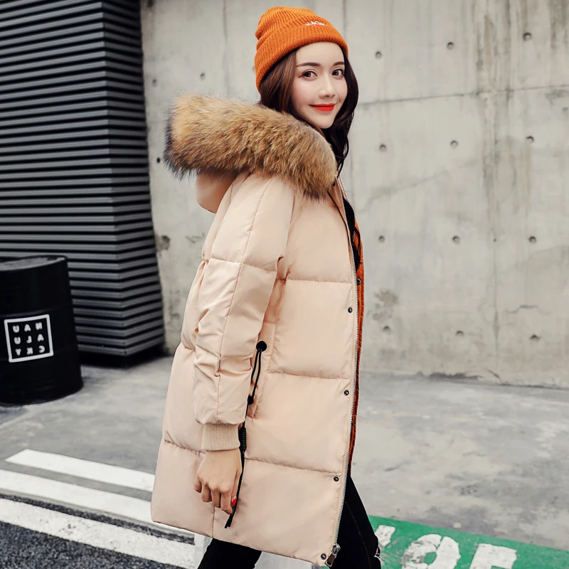 Women's Winter Down Jacket 2020 Long Puffer Duck Down Coat Large Raccoon Fur Collar Warm Doudoune Femme Hiver KJ3536
Women's Winter Down Jacket 2020 Long Puffer Duck Down Coat Large Raccoon Fur Collar Warm Doudoune Femme Hiver KJ3536