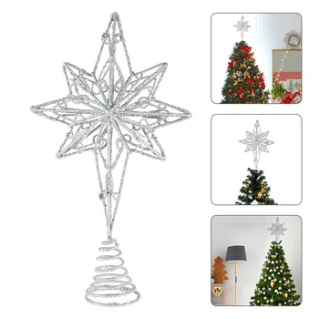 Anise Star Tree Topper Golden Star Christmas Holiday Tree Topper Iron Star Festival Treetop Decor for Home Party (Golden, 16x30c
Anise Star Tree Topper Golden Star Christmas Holiday Tree Topper Iron Star Festival Treetop Decor for Home Party (Golden, 16x30c