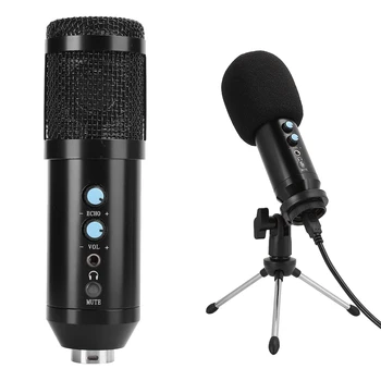 BM858 Condenser Microphone Omnidirectional Single Mic with Shock Absorption Bracket studio microphone microfono
BM858 Condenser Microphone Omnidirectional Single Mic with Shock Absorption Bracket studio microphone microfono