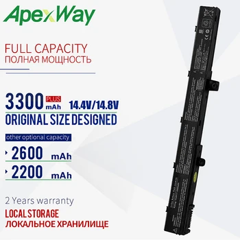 ApexWay 14.8V Laptop Battery A41N1308 A31N1319 0B110-00250100 X551M For Asus X451 X551 X451C X451CA X551C X551CA Series 
ApexWay 14.8V Laptop Battery A41N1308 A31N1319 0B110-00250100 X551M For Asus X451 X551 X451C X451CA X551C X551CA Series