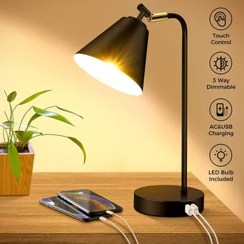 Cross-border for amazon hot style double USB charging lamp desk lamp of the head of a bed bedroom light a night light
Cross-border for amazon hot style double USB charging lamp desk lamp of the head of a bed bedroom light a night light