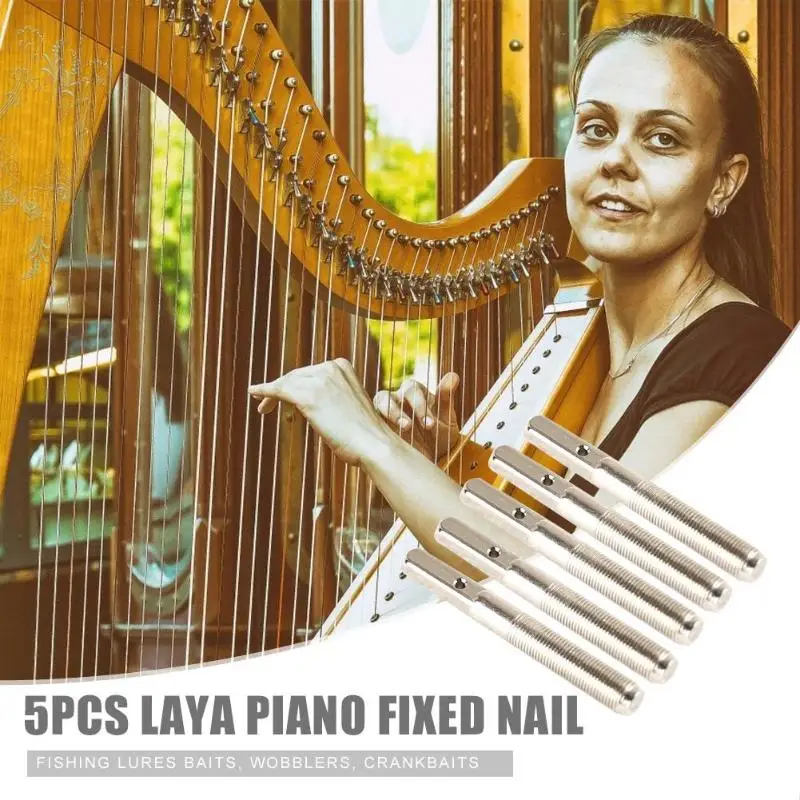 5pcs Pins 7/10 String Nail Lyre Laiyaqin Small Harp Musical Stringed Instruments Accessories for Greek Instrument |