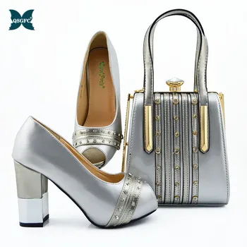 Special Italian design women Shoes and Bags To Match Set Decorated with Rhinestone African Wedding Party Shoes and Bag Sets 
Special Italian design women Shoes and Bags To Match Set Decorated with Rhinestone African Wedding Party Shoes and Bag Sets