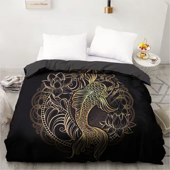 Custom Design 3D Printed Duvet Cover Quilt Comforter Blanket Case Covers Bedding Set 230x220cm Glod Black Home Textile
Custom Design 3D Printed Duvet Cover Quilt Comforter Blanket Case Covers Bedding Set 230x220cm Glod Black Home Textile