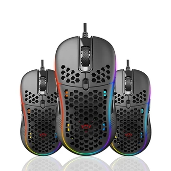 7200DPI Adjustable 6 Buttons Gamer USB Wired Honeycomb Optical Mouse Hollow-out RGB Gaming Mice for Desktop PC Laptop
7200DPI Adjustable 6 Buttons Gamer USB Wired Honeycomb Optical Mouse Hollow-out RGB Gaming Mice for Desktop PC Laptop