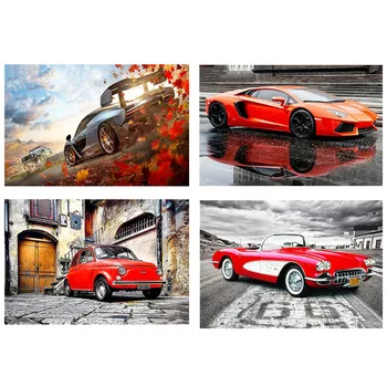 Handmade Diamond Embroidery Red Car Picture Rhinestone Diamond Painting Full Drill Scenery Cross Stitch Manual Interior Painting
Handmade Diamond Embroidery Red Car Picture Rhinestone Diamond Painting Full Drill Scenery Cross Stitch Manual Interior Painting