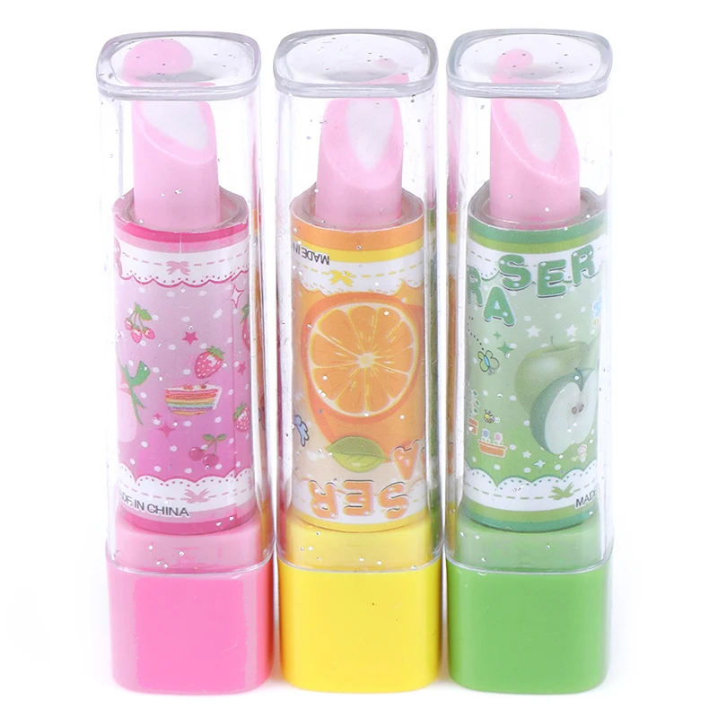 Child Lipstick Shaped Eraser Student Stationery Xmas Gift Pencil Erasers Learning Supplies Stationery Lipstick Eraser
Child Lipstick Shaped Eraser Student Stationery Xmas Gift Pencil Erasers Learning Supplies Stationery Lipstick Eraser