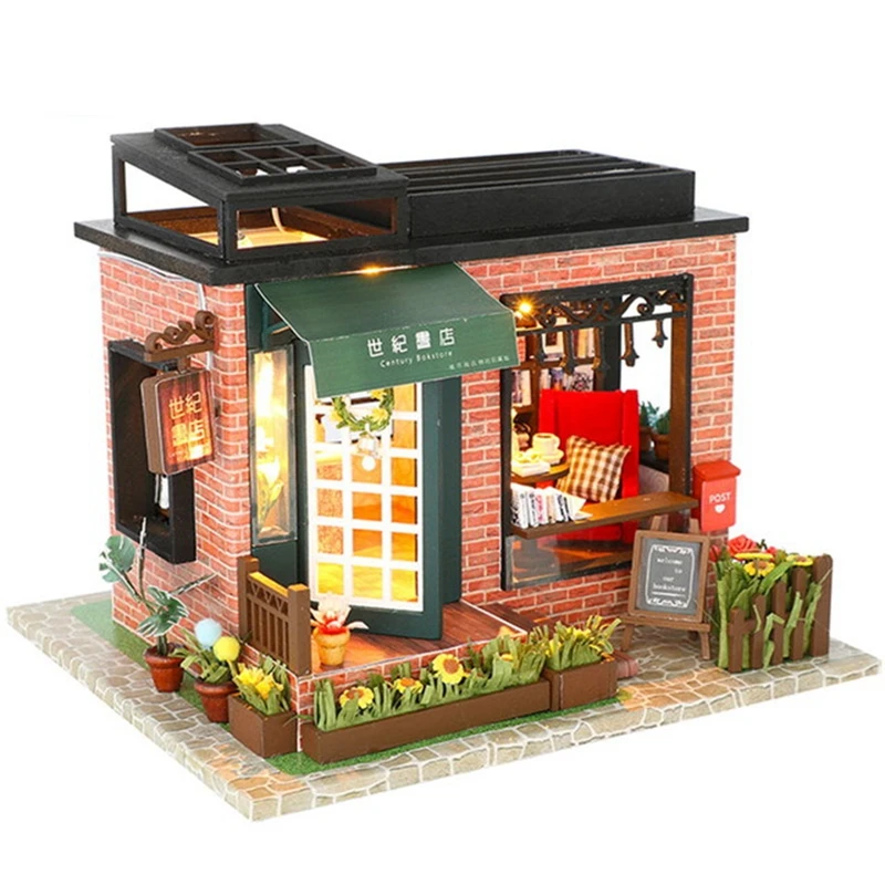 MINI Dollhouse DIY Doll House Wooden Doll Houses Miniature Furniture Kit with LED Toys Children Christmas Gift
MINI Dollhouse DIY Doll House Wooden Doll Houses Miniature Furniture Kit with LED Toys Children Christmas Gift