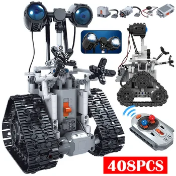 408PCS Block Technic Creative RC Robot Electric Building Blocks for remote Control Intelligent RC Robot Toys For Children
408PCS Block Technic Creative RC Robot Electric Building Blocks for remote Control Intelligent RC Robot Toys For Children