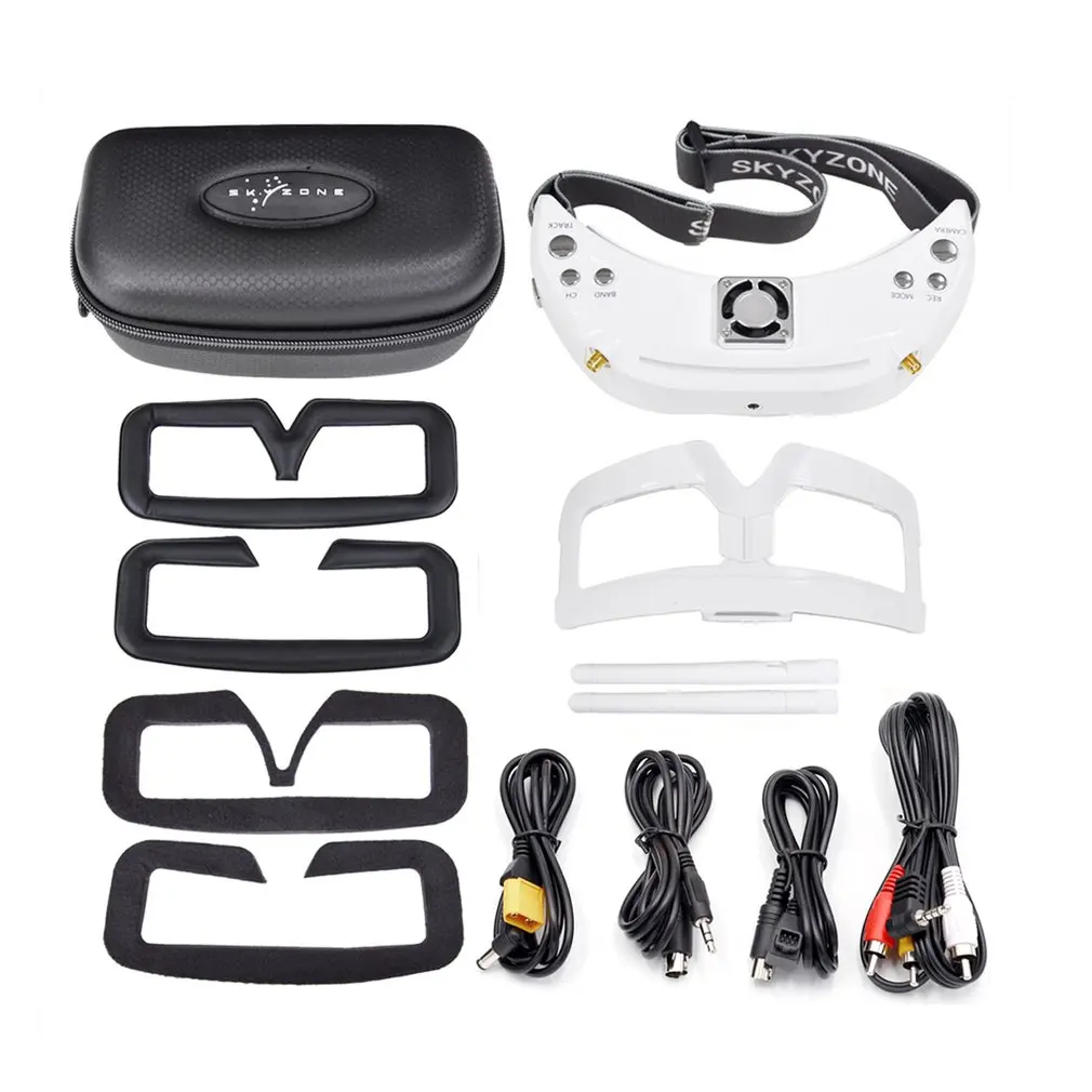 Skyzone SKY02S V+ 3D FPV Goggle/Video Glasses with 3D/2D Mode 48CH 5.8G Diversity Receiver Head Track/Camera for RC Quadcopter
Skyzone SKY02S V+ 3D FPV Goggle/Video Glasses with 3D/2D Mode 48CH 5.8G Diversity Receiver Head Track/Camera for RC Quadcopter