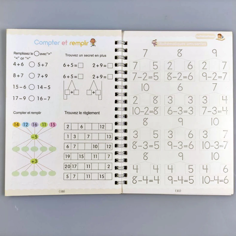 Zeszyt do nauki liczb w języku francuskim dla dzieci - praktyka kaligrafii - Wianko - 27