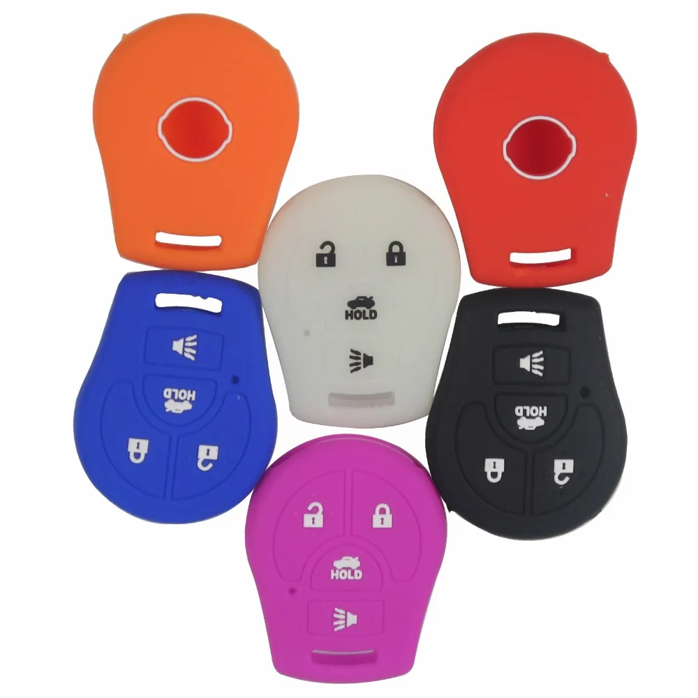 Jingyuqin for Nissan Maxima Versa Altima Sentra Tiida Altima Armada 4 Buttons Smart Key Silicone Car Key Cover Case
Jingyuqin for Nissan Maxima Versa Altima Sentra Tiida Altima Armada 4 Buttons Smart Key Silicone Car Key Cover Case