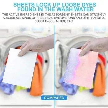 Washing Machine Use Mixed Dyeing Proof Color Absorption Sheet Anti Dyed Cloth Laundry Papers Color Catcher Grabber Cloth
Washing Machine Use Mixed Dyeing Proof Color Absorption Sheet Anti Dyed Cloth Laundry Papers Color Catcher Grabber Cloth