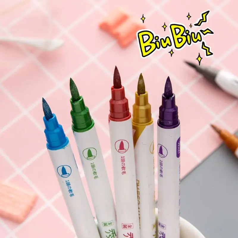 Color Double Head Pen Student Office Metal Note Pen 12 Monochrome Metal Color Creative Hand Account Line Drawing Greeting Card
Color Double Head Pen Student Office Metal Note Pen 12 Monochrome Metal Color Creative Hand Account Line Drawing Greeting Card