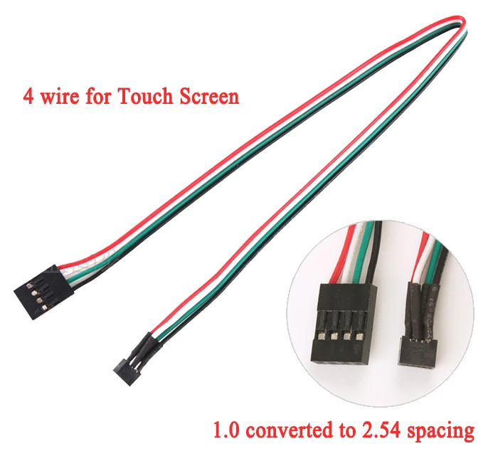 New 4 Wire 1.0 converted to 2.54 spacing extension cable for touch switch for 6.2 7 8inch Touch Monitor USB touch accessories
New 4 Wire 1.0 converted to 2.54 spacing extension cable for touch switch for 6.2 7 8inch Touch Monitor USB touch accessories