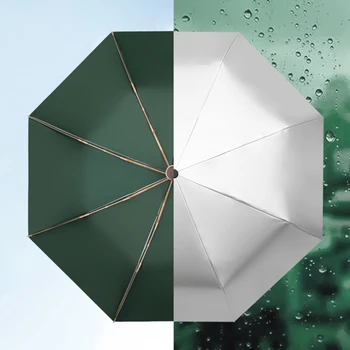 Portable Double Layer Folding Umbrella Titanium Silver Sun Rain Anti Ultraviolet
Portable Double Layer Folding Umbrella Titanium Silver Sun Rain Anti Ultraviolet