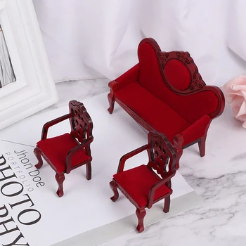 Dollhouse Furniture Mini Sofa Set Miniature Living Room Kids Pretend Play Toy dolls decoration handmade simulation TOY
Dollhouse Furniture Mini Sofa Set Miniature Living Room Kids Pretend Play Toy dolls decoration handmade simulation TOY