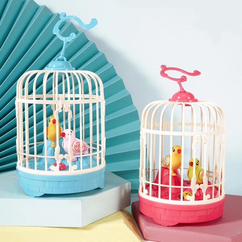 Children's Mini Simulation Small Bird Cage Toy Will Be Called Electric Voice Control Induction Bird Baby Toy New
Children's Mini Simulation Small Bird Cage Toy Will Be Called Electric Voice Control Induction Bird Baby Toy New