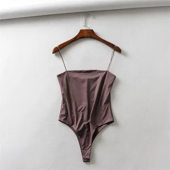 2019 New Summer Women Square Neck Spaghetti Straps Jumpsuits Skinny Two Layers Never See Through Sexy Backless Bodysuit
2019 New Summer Women Square Neck Spaghetti Straps Jumpsuits Skinny Two Layers Never See Through Sexy Backless Bodysuit