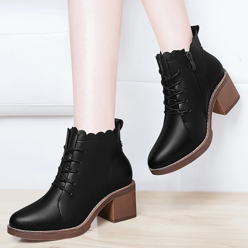 Chunky-Heel Martin Boots Women's British-Style Retro Short Boots 2019 Autumn And Winter New Style Boots WOMEN'S Shoes High Heel
Chunky-Heel Martin Boots Women's British-Style Retro Short Boots 2019 Autumn And Winter New Style Boots WOMEN'S Shoes High Heel