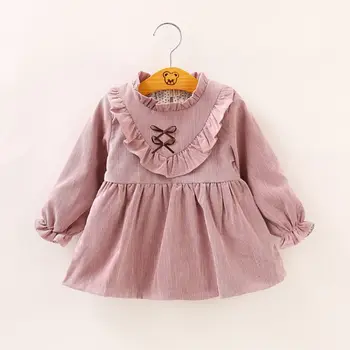 Autumn Spring Baby Girls Long Sleeves Corduroy Pink Dress Fashion Bowknot Birthday Party Baby Princess Dress D08C
Autumn Spring Baby Girls Long Sleeves Corduroy Pink Dress Fashion Bowknot Birthday Party Baby Princess Dress D08C